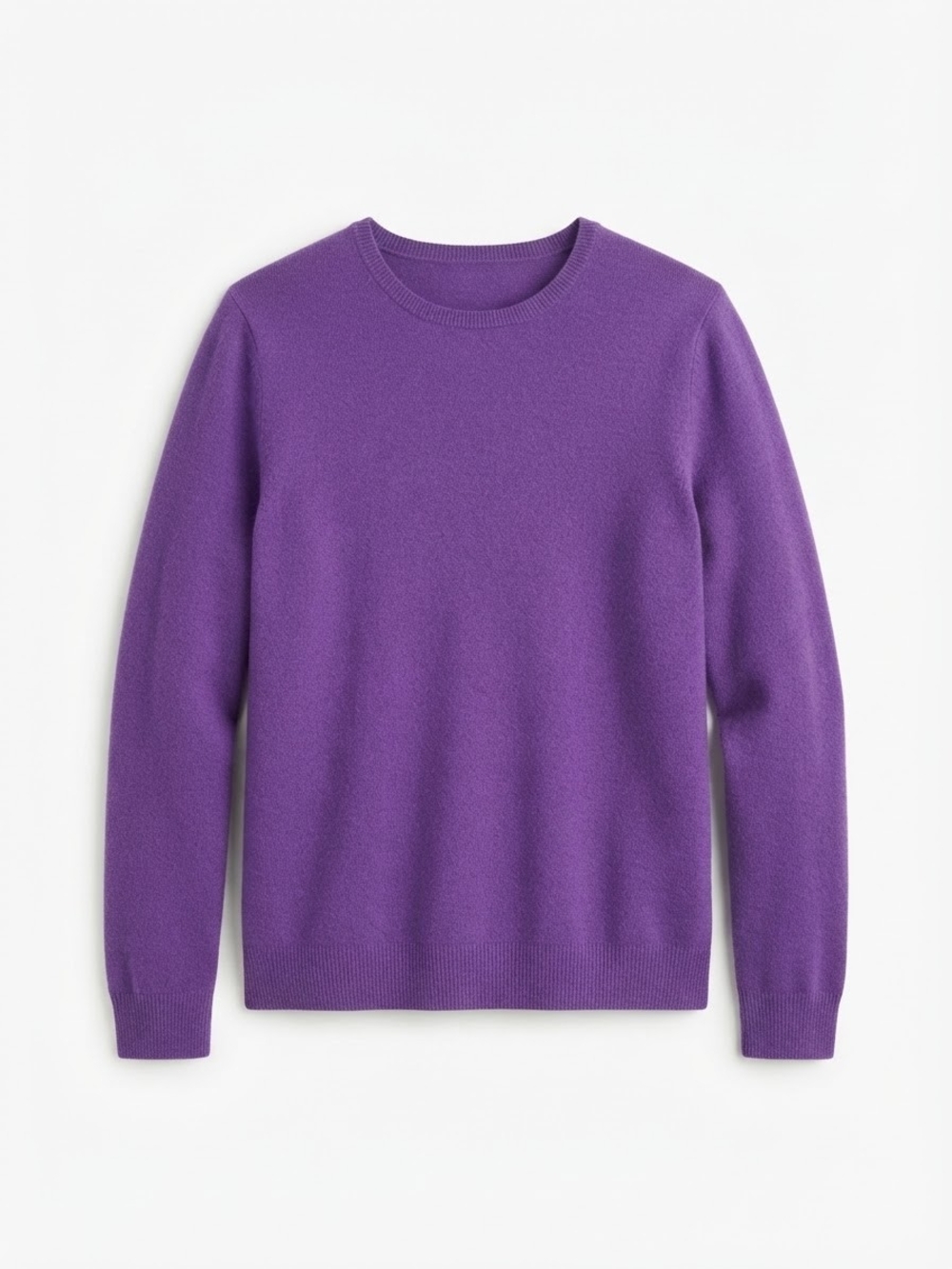 Women's Classic Crewneck Sweater - Purple